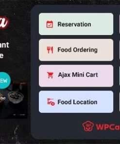 Gloreya – Food Ordering & Delivery Restaurant WordPress Theme 2.0.6