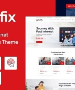 Netfix Theme – Broadband & Internet Services WordPress Theme + RTL 1.2.3